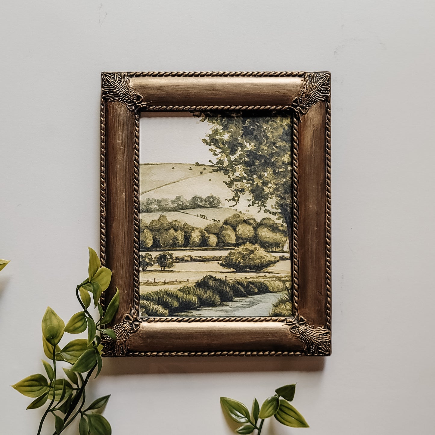 "South Downs" framed print II