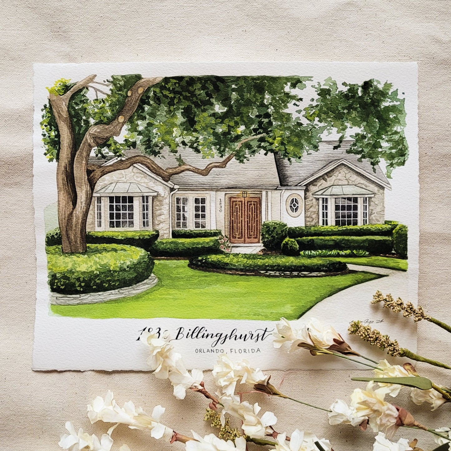 Custom Architecture Portrait