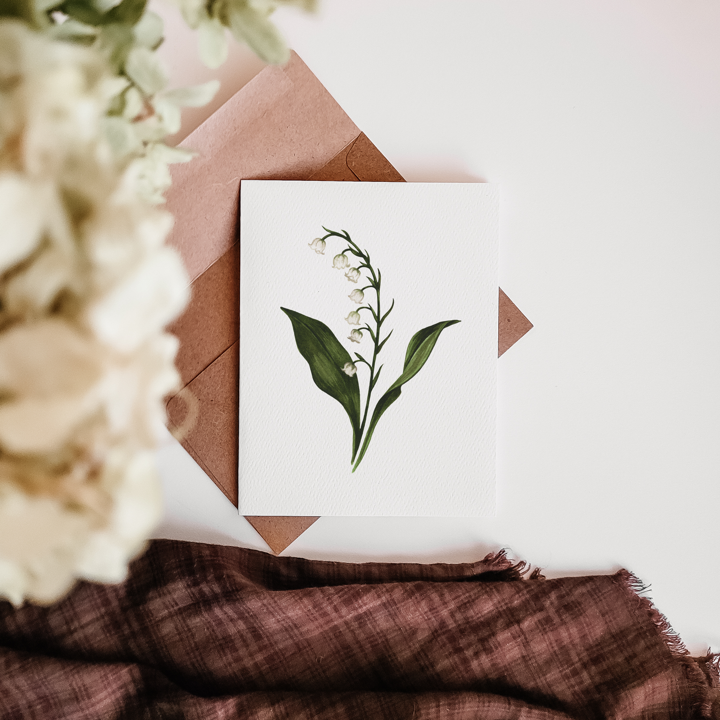 Lily of the Valley card