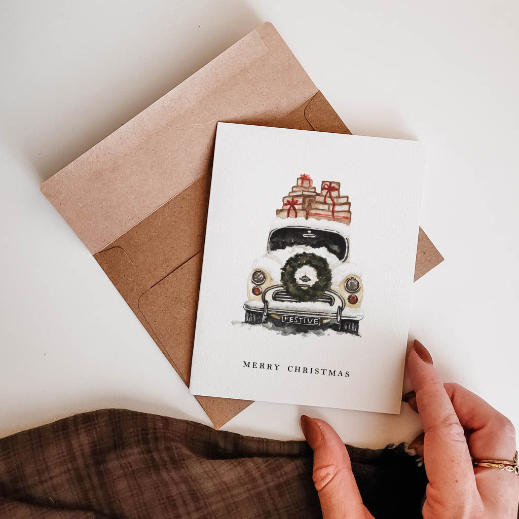 Festive Truck card