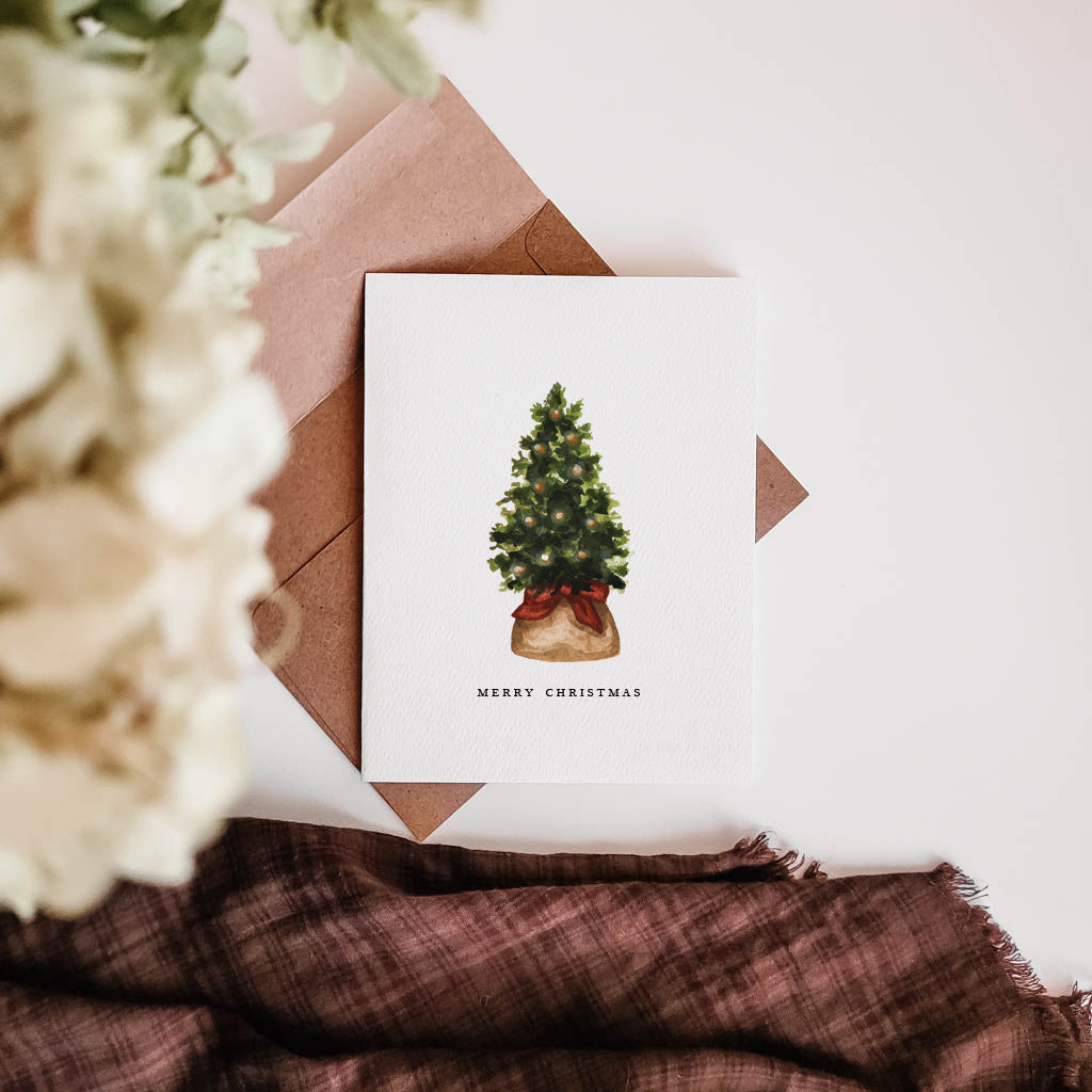 Evergreen Christmas Card