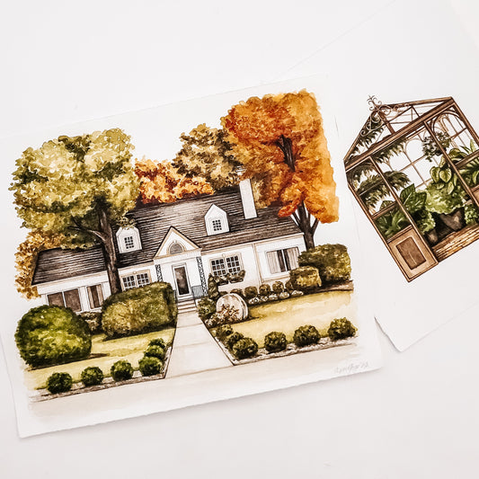 Custom Architecture Portrait (Holiday)