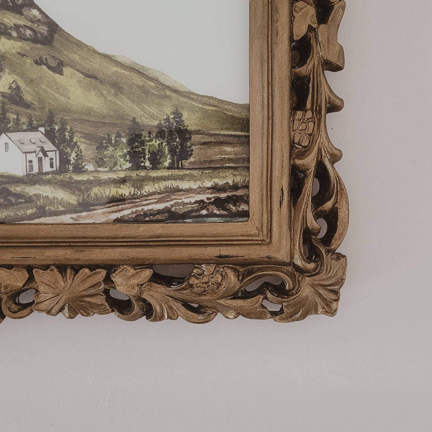 "House in Glencoe" framed print