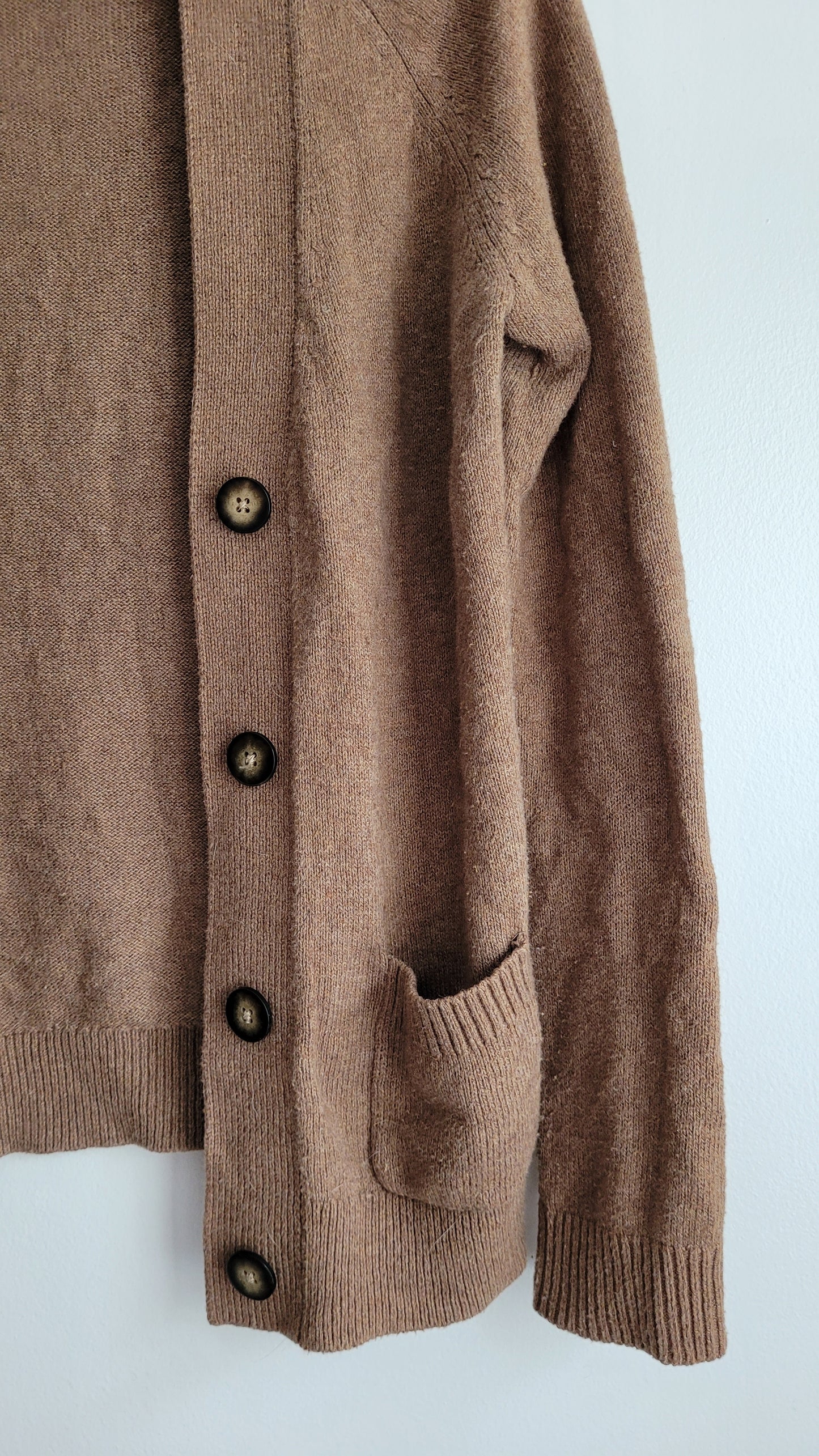 Brown Cardigan | Land's End | Small