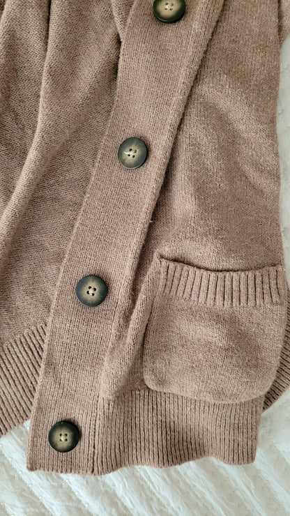 Brown Cardigan | Land's End | Small