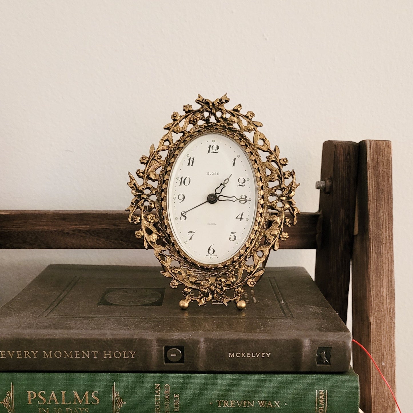 Antique Brass Mini Mantle Clock | Fall 2023