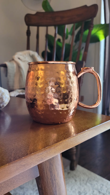 Dimpled Copper Mule Mugs | Set of two | Sept '23