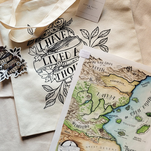 Book Nerd | Large Bundle | Narnia Map