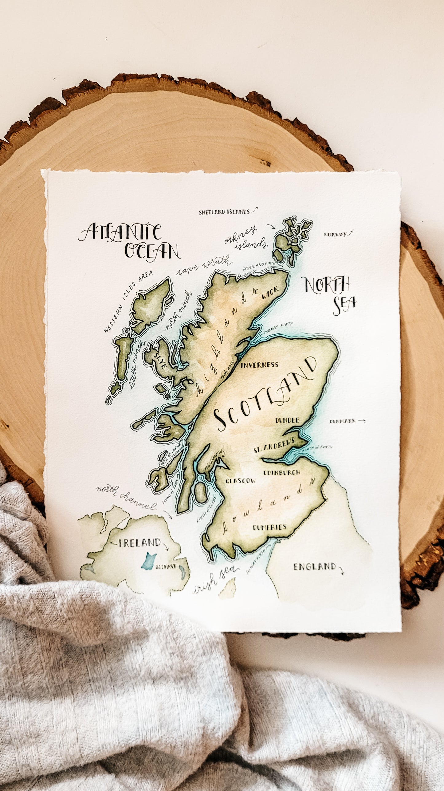 Map of Scotland