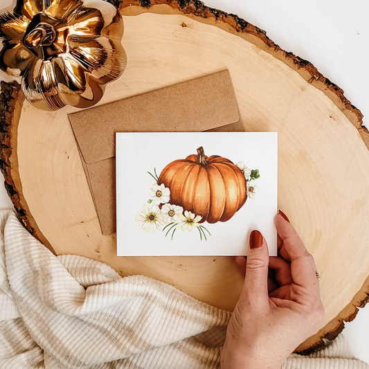 Pumpkin Harvest Card